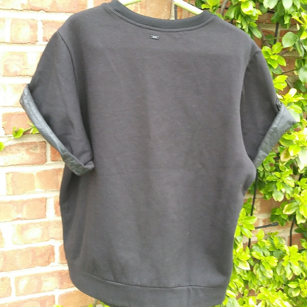 G star raw waxed cotton mix oversized shirt zip S - Picture 6 of 8